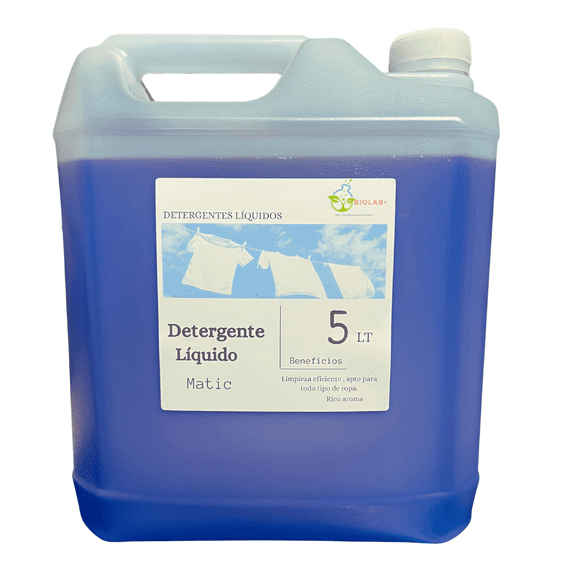 Detergente Liquido Biolab Matic 5 Litros