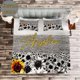 thumbnail image 1 of Sunflower Personalized Custom Name Quilt Duvet Cover Set Bedclothes3-Piece Bedding Set, 1 of 5