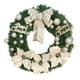 thumbnail image 1 of Guirnalda De Flores De Corona De Navidad Artificial Para Decoración De Pared De Puerta Blanca, 1 of 3