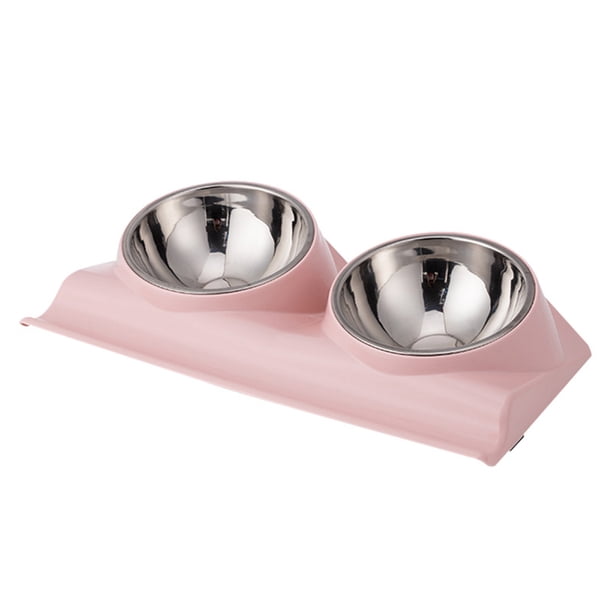 Comedero inclinado Dress you go para bulldog francés y gatos, comida de fácil acceso