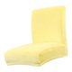 thumbnail image 5 of Stretch Short Low Back Chair Cover Bar Counter Stool Slipcover Yellow, 5 of 5