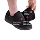 thumbnail image 4 of Zapatos Silvert's Adaptativos de Cierre Fácil Antideslizantes Negro, 4 of 5
