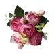 thumbnail image 3 of Ramo De Boda Artificial Elegante Con Flores Artificiales Para Decoración De Fiesta Y Oficina, Color Rosa, 3 of 5