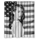 thumbnail image 1 of Cortina de ducha Lana Del Rey, juego de cortinas de baño con ganchos, tamaño 60 x 72 pulgadas, 1 of 3