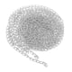 thumbnail image 1 of Cadena de eslabones sin terminar de enlace abierto de 5 m para cadenas de joyería de plata, 1 of 5