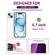 thumbnail image 2 of Protector de pantalla Ifaeveus 6.7" iPhone 15 Plus (2 unidades), 2 of 6