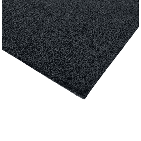Alfombra Limpiapies Rizada 60x50cm Negra Mediotransit