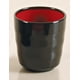 thumbnail image 1 of Taza de té Yanco CR-9305, melamina bicolor, negra y roja, 210 ml, paquete de 48, 1 of 2