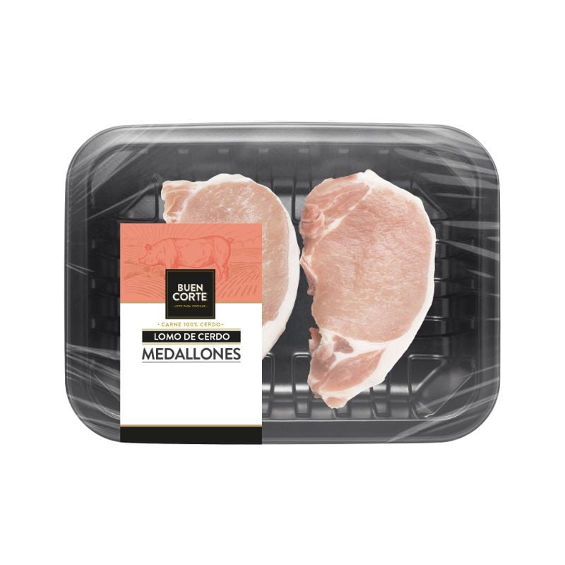 Lomo De Cerdo Medallón 590 g El Buen Corte