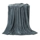 thumbnail image 4 of Manta De Franela De Felpa Manta De Tiro De Lana Manta De Siesta Hogar Dormitorio Hogar Azul Gris 150x200cm, 4 of 5