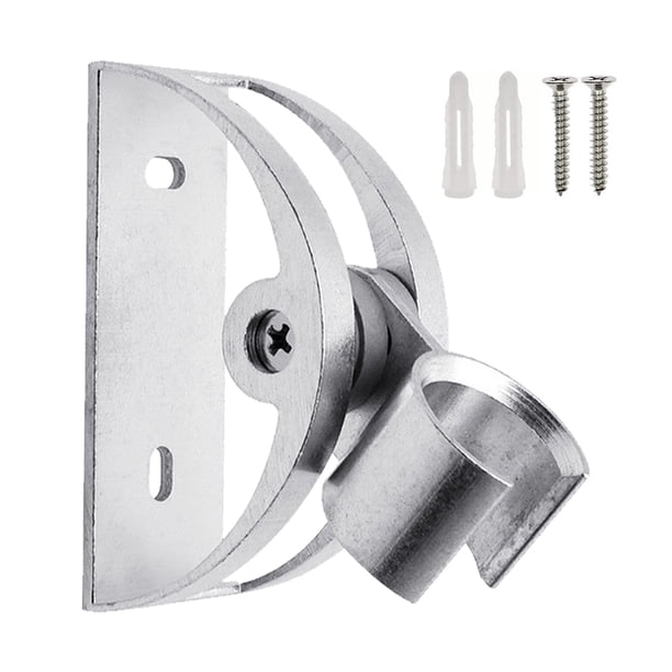 Soporte de ducha de mano ajustable de acero inoxidable para montaje en pared