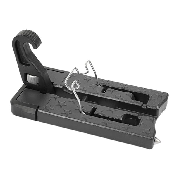 Escalón de la puerta del automóvil, ambos pies Soporte Pedal Escalera Multifuncional Compacto Toldo del automóvil Accesorios Ambos pies Fácil acceso Negro