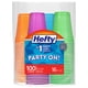 thumbnail image 1 of Vasos desechables de plástico Hefty Party On, 16 onzas, 100 unidades, 1 of 7