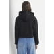 thumbnail image 3 of Polerón Mujer Zipper Crop Negro - ll, 3 of 4