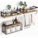 thumbnail image 3 of Repisa Flotantes De Madera Modernas X3 Con Reja Pino Nano0076, 3 of 7