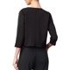 thumbnail image 3 of INSPIRE CHIC Blazers para Mujeres Abierto al Frente 3/4 Manga Cuello Redondo Traje de Oficina Chaquetas Blazer L Negro, 3 of 6