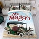 thumbnail image 4 of Sr. Magoo Conjunto de sábanas temático, trío de piezas, cómodo y amigable con la piel, diseño único, regalo de decoración para el hogar para familiares, amigos y fans, 90 cm * 190 cm, 4 of 6