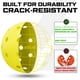 thumbnail image 2 of Pelotas de pickleball Srikel, paquete de 12, para exterior, 40 orificios, duraderas, amarillas, 2 of 9