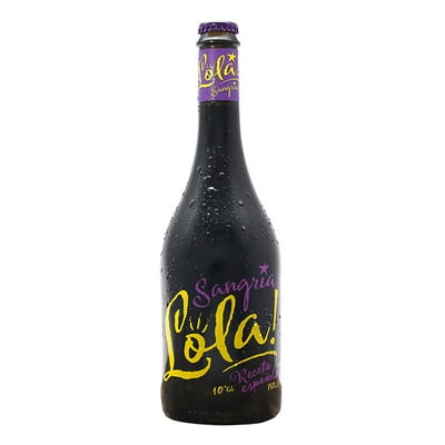 Sangría Receta Española 10° Botella 750 Ml Lola