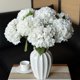 thumbnail image 4 of Hortensia artificial DUYONE Lifelike de 56 cm con 3 hojas (blanca), 4 of 9