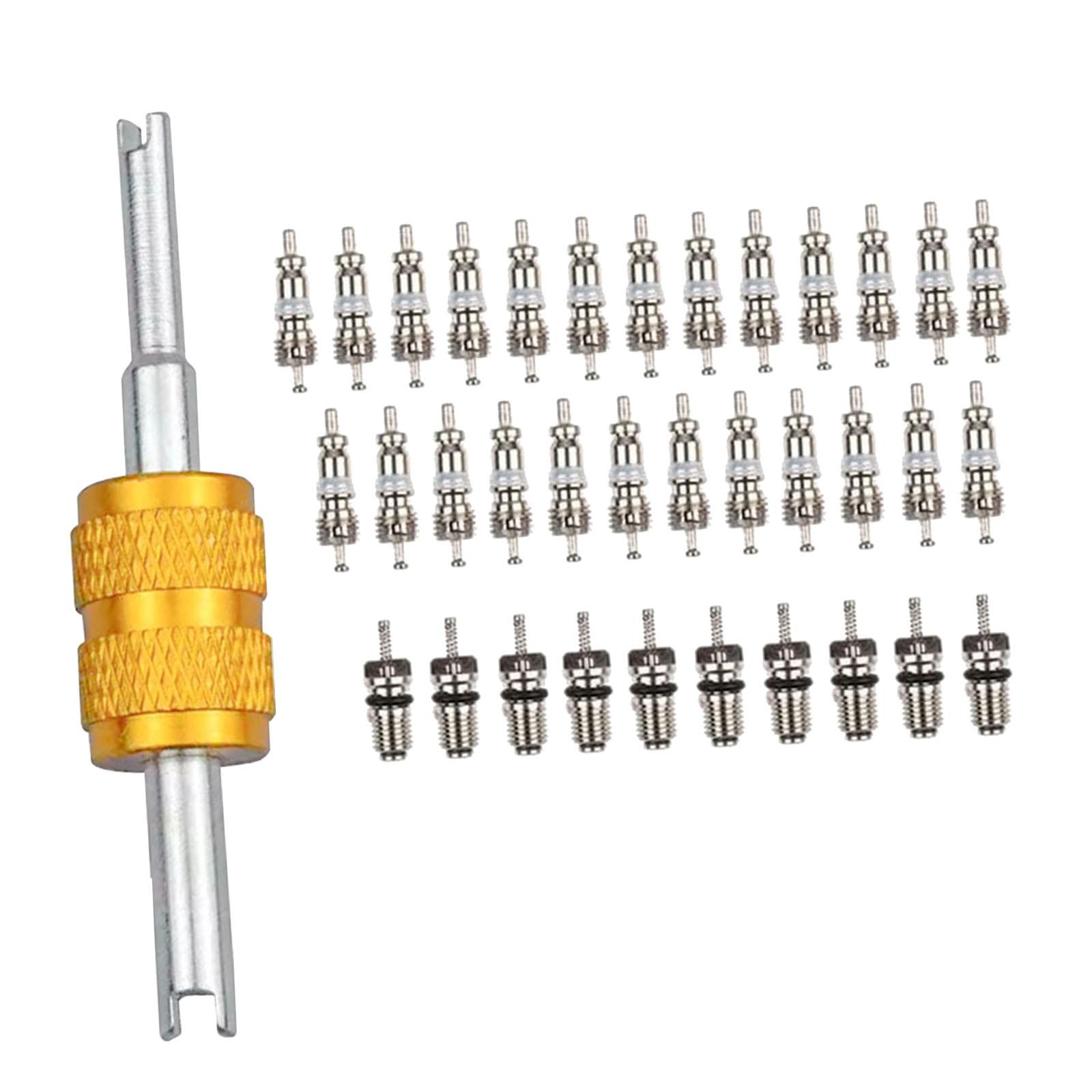 Magideal - Válvula Núcleo Kit Extractor Instalador Hermético Metal Automotriz Fácil De Instalar Para Reparación De Aire Acondicionado Automóviles Taller Servicio Estilo B