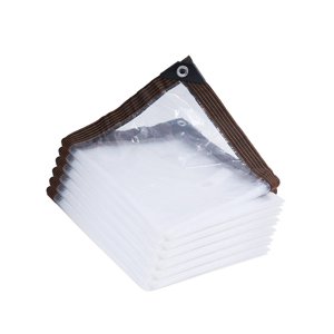 Ioensy - Lona Transparente De Fácil Instalación Lona Transparente Para Plantas Gallinero Camping 400Cmx400Cm