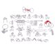 thumbnail image 4 of 30pcs Metal Classic Wire Puzzle Rompecabezas Juego Mental Juguete Iq Test Magic Toy, 4 of 5
