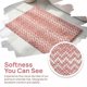 thumbnail image 4 of REGALWOVEN Alfombras de Baño Ultra Suaves Absorbentes Antideslizantes Lavables a Máquina Alfombra de Baño de Chenilla para Ducha, Decoración del Hogar Rosa 32" x 20", 4 of 7