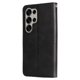 thumbnail image 4 of Funda tipo cartera para Samsung Galaxy S25 Ultra con bolsillo con cremallera y ranuras para tarjetas – Función de soporte Negro, 4 of 6