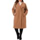 thumbnail image 2 of Agnes Orinda Trajes de Halloween Abrigo de Mujer Tallas Grandes Abrigo de Trinchera de Largo Medio con Solapa Grande de Doble Botonadura 2X Camel, 2 of 5