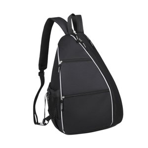 Ioensy - Mochila De Tenis Tipo Bandolera Para Pickleball, Mochila De Día, Bolsa Para Raqueta De Tenis Y Bádminton, Color Negro