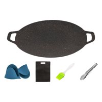 Ioensy - Parrilla Para Barbacoa, Sartenes Para Cocinar, Parrilla Para Barbacoa, Suministros Para Mochileros, Pesca, 38Cm