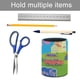thumbnail image 5 of Peppa Pig-theme Cylinder Pen Holder Pencil Organizer with Flannel Lining PVC Leather Material Cardboard Base for study work 10*8CM, 5 of 6