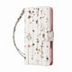 thumbnail image 1 of FOXDOCK Funda Tipo Cartera Floral para Samsung Galaxy S22 Ultra 5G ,Funda con Tapa de Cuero PU, Protección Antigolpes con Ranuras para Tarjetas y Soporte, 1 of 5