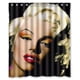 thumbnail image 1 of Cortina de ducha de Marilyn Monroe, juego de cortinas de baño con ganchos, tamaño 60 x 72 pulgadas, 1 of 3