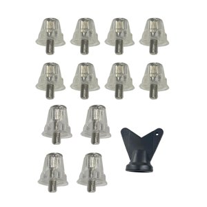 Ioensy - 12 Piezas De Tacos De Fútbol Para Deportes De Interior Y Exterior, Zapatillas Deportivas, Entrenamiento