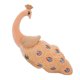 thumbnail image 4 of Simulación De Almohada De Pavo Real Cojín De Piso Cojín Decoración Para El Hogar Relleno Firme Marrón Claro, 4 of 5