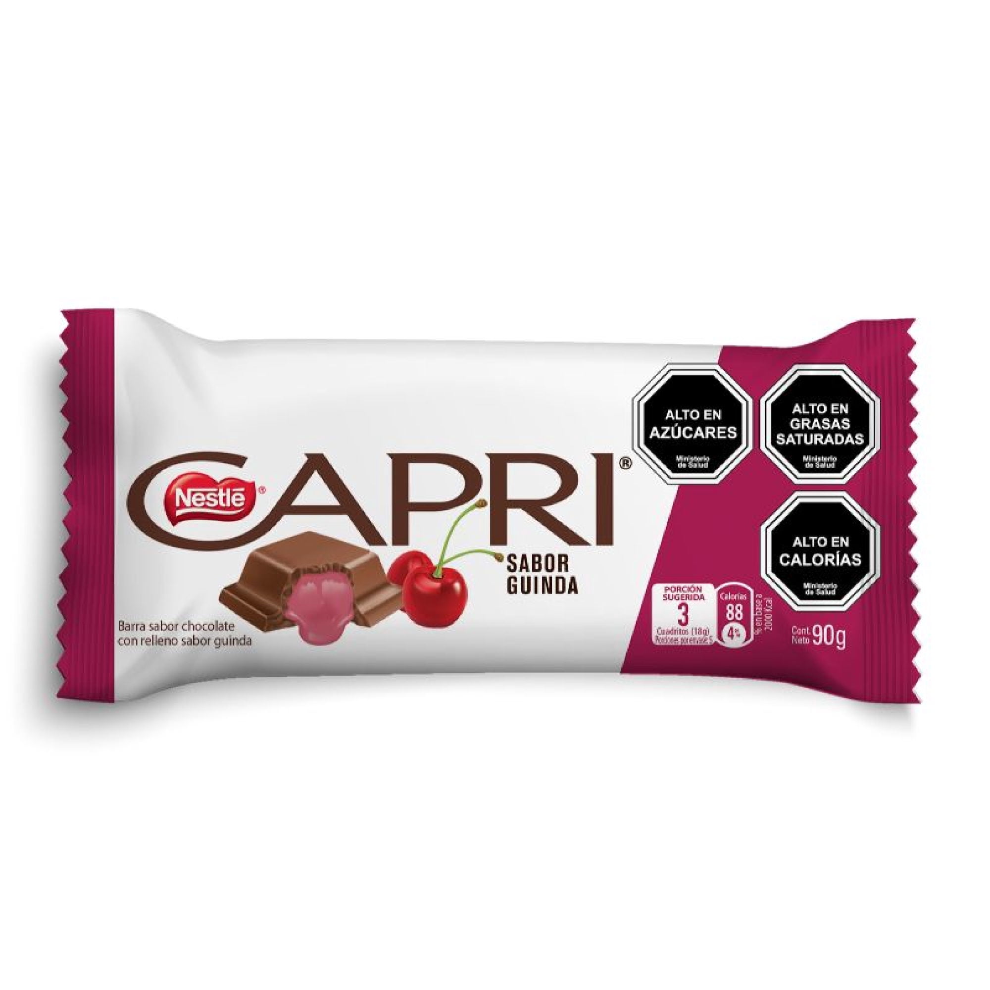 Chocolate Relleno Guinda 90 g Capri
