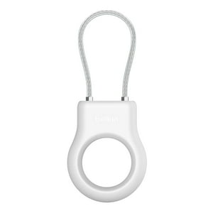 Belkin - Secure Holder Con Cable Fino Metálico Para Airtag Blanco