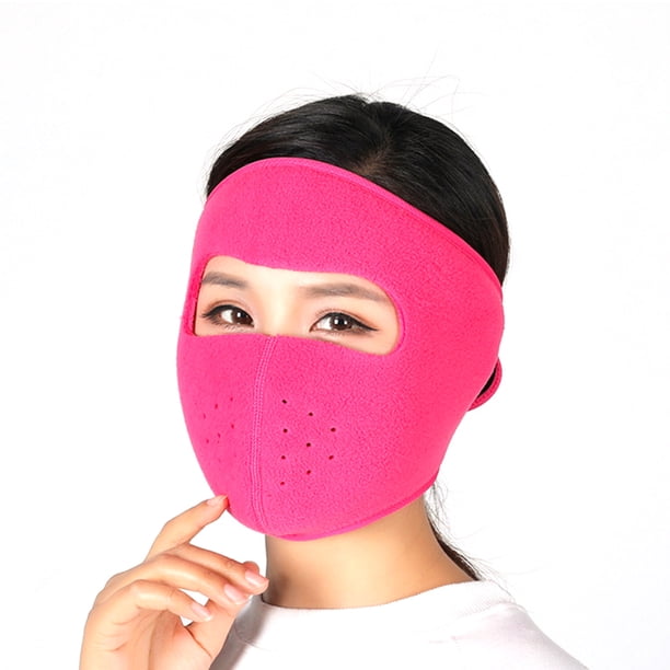 Mascarilla facial, gorra de invierno para motocicleta, a prueba de viento, máscara de media cara para hombres y mujeres