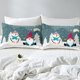 thumbnail image 5 of Xmas Bedding Sets Scandinavian Christmas Santa Gnomes Comforter Cover Snowing Santa Claus Bedding Sets for Kids Boys Girls Romantic Candlelight Quilt Cover 3 Pieces Queen Size, 5 of 5