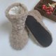 thumbnail image 2 of Xiao Hua Pantuflas para el Hogar Antideslizantes con Tecnología Jacquard, Calcetines Gruesos de Felpa para el Piso, Cálidas de Invierno para Interiores, Pantuflas de Felpa, Color Camel, 1 Par, 2 of 4