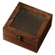 thumbnail image 1 of Caja De Almacenamiento De Madera Organizadora, Resistente, Para Guardar Recuerdos, Para La Entrada, La Cocina, Maquillaje, Cuadrada, Marrón Oscuro, 1 of 5