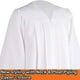 thumbnail image 4 of Toga de graduación unisex mate para secundaria, toga de coro para iglesia, toga de juez, disfraz de Halloween (blanco), 4 of 6