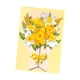 thumbnail image 4 of Ramos Tarjetas De Felicitación Tarjeta De Felicitación 3D Para Año Nuevo Compromiso De San Valentín Amarillo Claro, 4 of 5