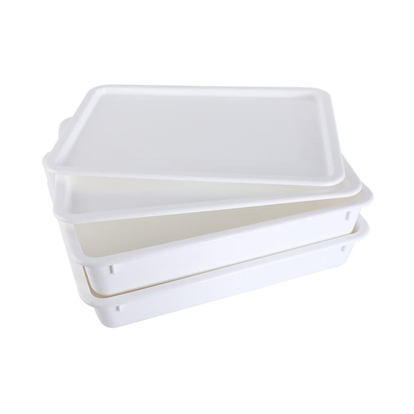 Caja de prueba de masa GSM Brands, apilable, 2 bandejas con fundas