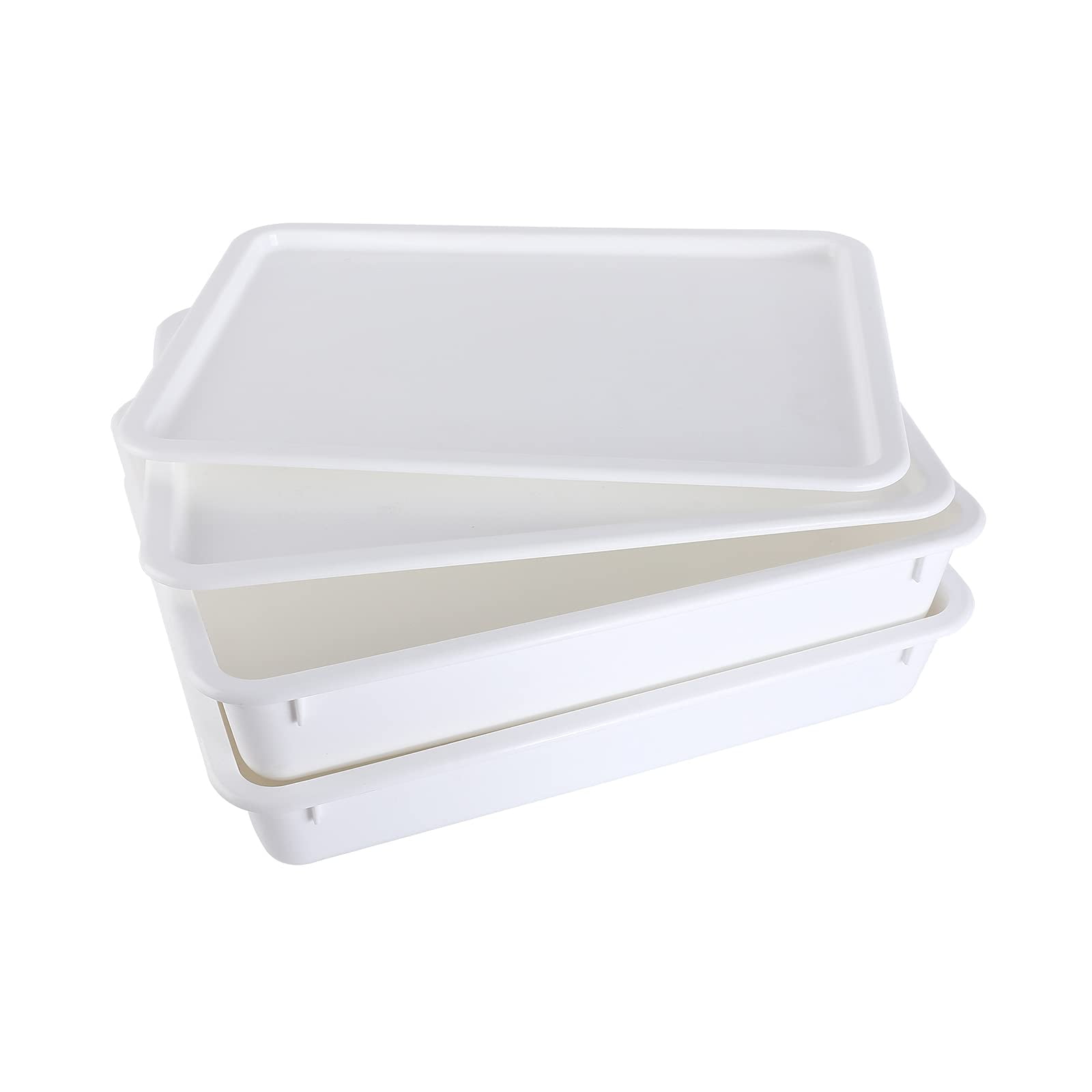 Caja De Prueba De Masa Gsm Brands, Apilable, 2 Bandejas Con Fundas