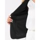 thumbnail image 5 of BLAZER DE NEGOCIOS INSPIRE CHIC para mujeres, oficina de trabajo, chaquetas de traje casual elegantes, abiertas al frente, L Negro, 5 of 6