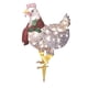 thumbnail image 5 of Adornos De Linterna De Pollo Con Luz De Hierro, Decoración De Atmósfera, Decoración Para Césped Grande Sin Luz, 5 of 5