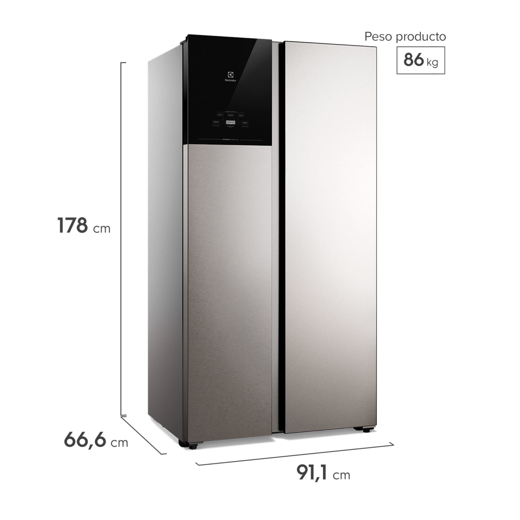 Refrigerador Electrolux Side by Side No Frost / ES50S 530 Litros